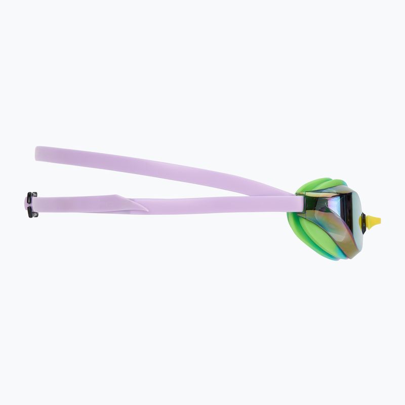 Arena Python Mirror grün/violett/grün Schwimmbrille 3