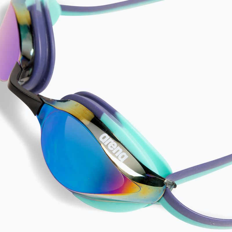 Arena Python Mirror türkis/future dusk/water Schwimmbrille 5