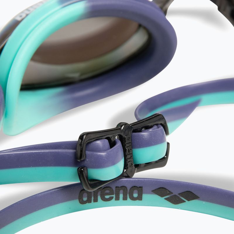 Arena Python Mirror türkis/future dusk/water Schwimmbrille 7
