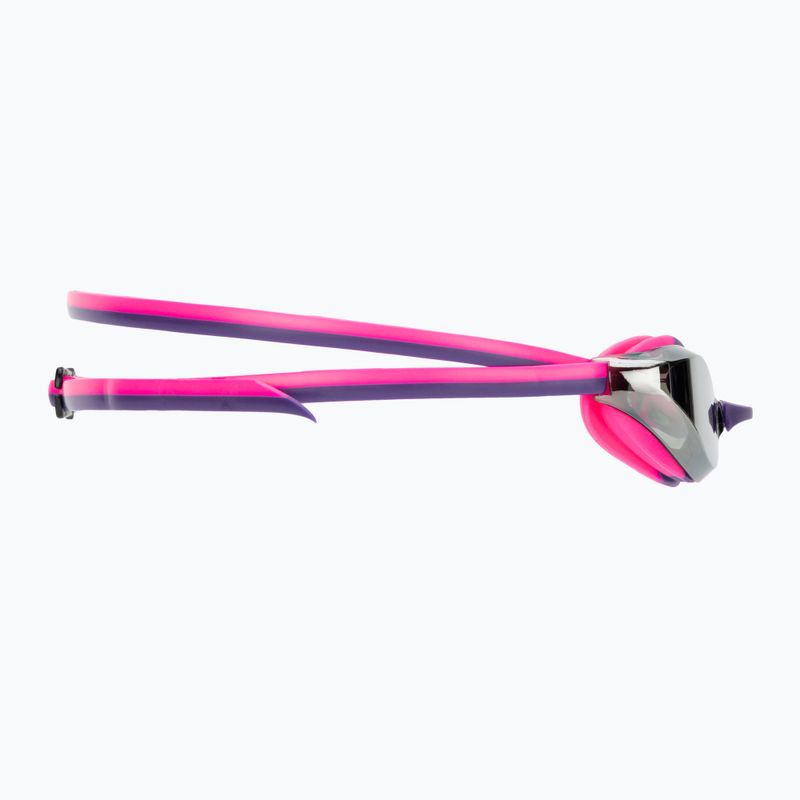 Kinder-Schwimmbrille arena Python Mirror Jr silver/shocking pink/plum 3