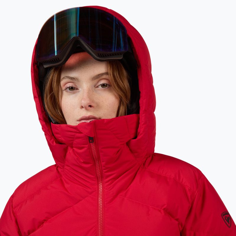 Damen-Skijacke Rossignol Wispile Ripstop Down ruby red 6