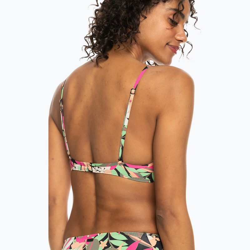 ROXY Printed Beach Classics Wickel-Badeanzug Top anthrazit Palmenlied s 4