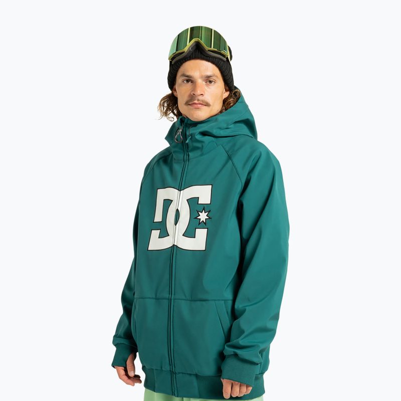 Herren Snowboardjacke DC Spectrum Softshell deep teal 2