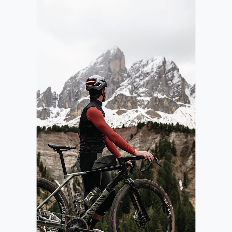 Fahrradhelm ABUS Taipan LED graphite silver 10