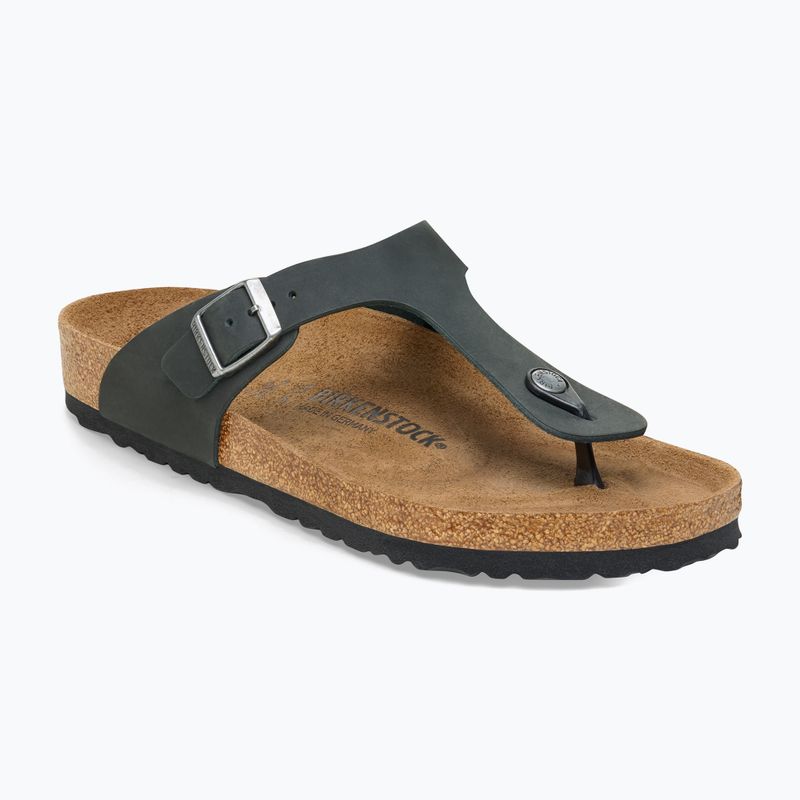 Badelatschen BIRKENSTOCK Gizeh Oiled Leather black 8