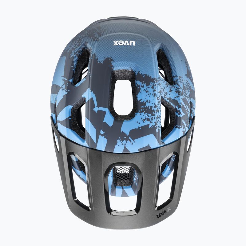 Kinderfahrradhelm UVEX React MIPS Jr azure/deep space matt 9