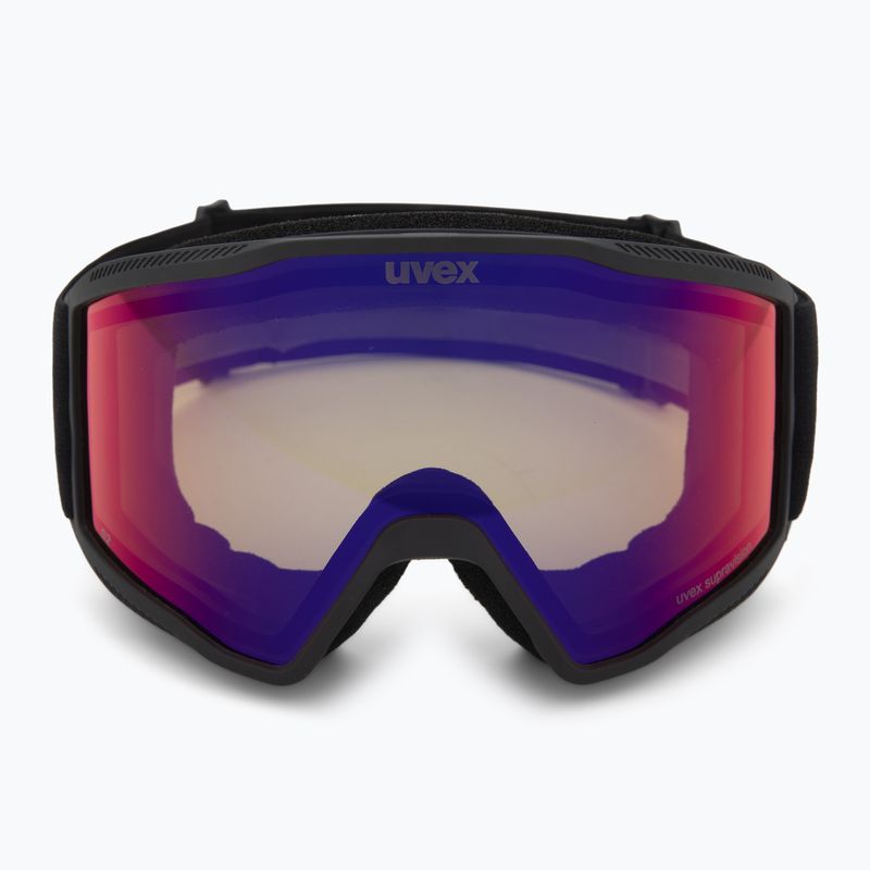 Skibrille UVEX Blast FM black matt/mirror ruby 2