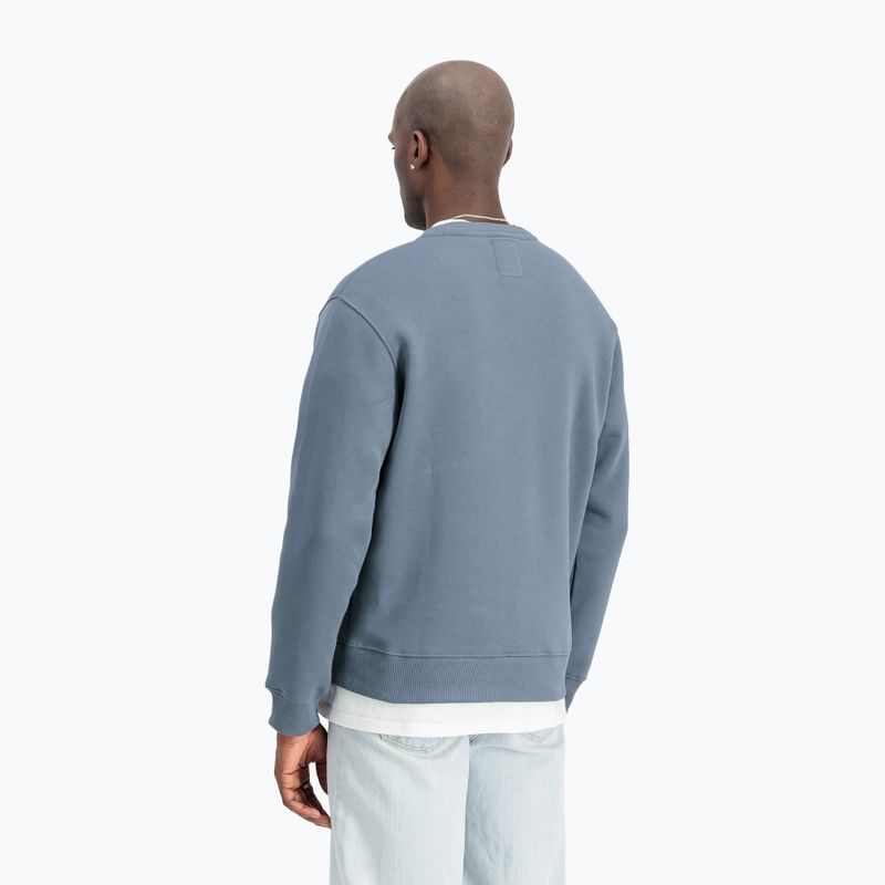 Herren Alpha Industries Basic Small Logo Denim blau Sweatshirt 3