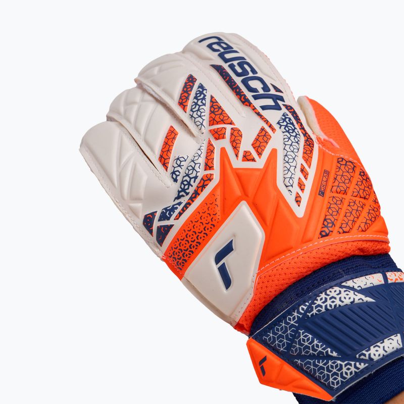 Torwarthandschuhe Reusch Attrakt Solid shocking orange/energize blue 4