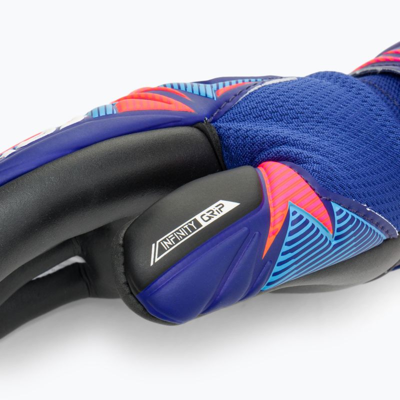 Kinder-Torwarthandschuhe Reusch Attrakt Infinity Evolution NC Junior sharp blue/shocking orange/black 5