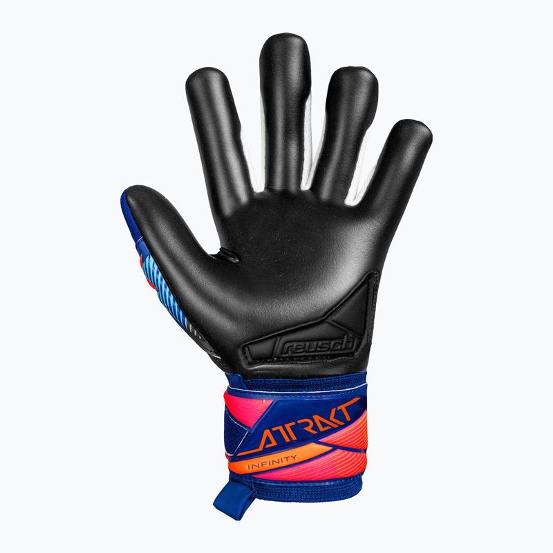 Torwarthandschuhe Reusch Attrakt Infinity Evolution NC sharp blue/shocking orange/black 3