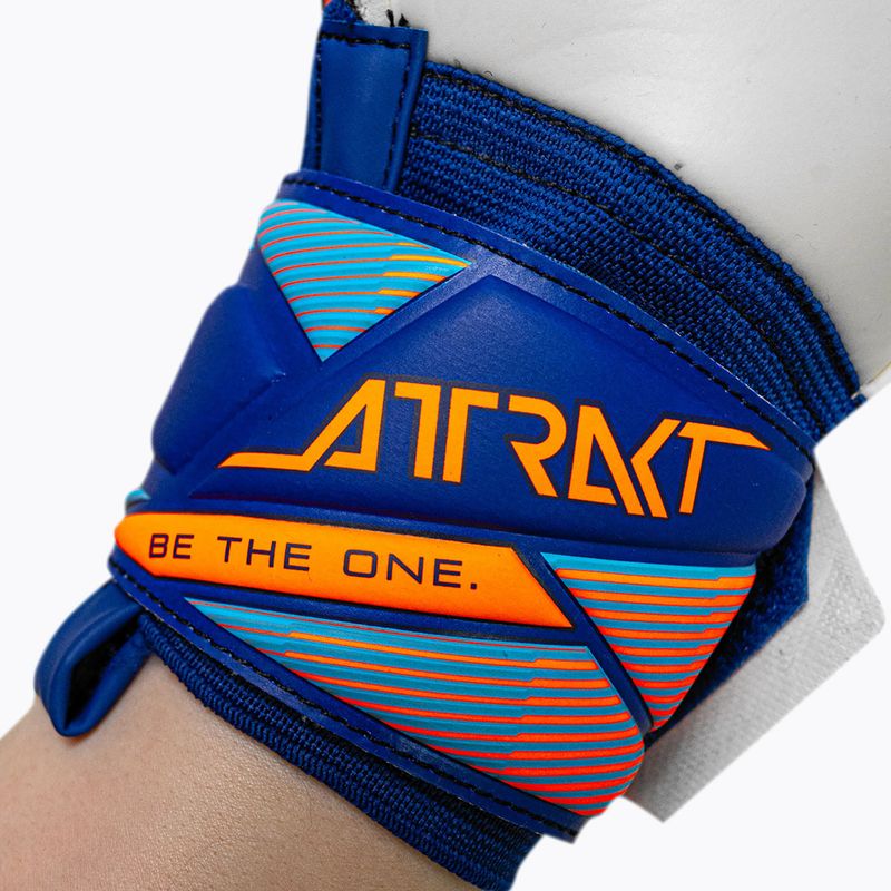 Torwarthandschuhe Reusch Attrakt Solid sharp blue/shocking orange 8