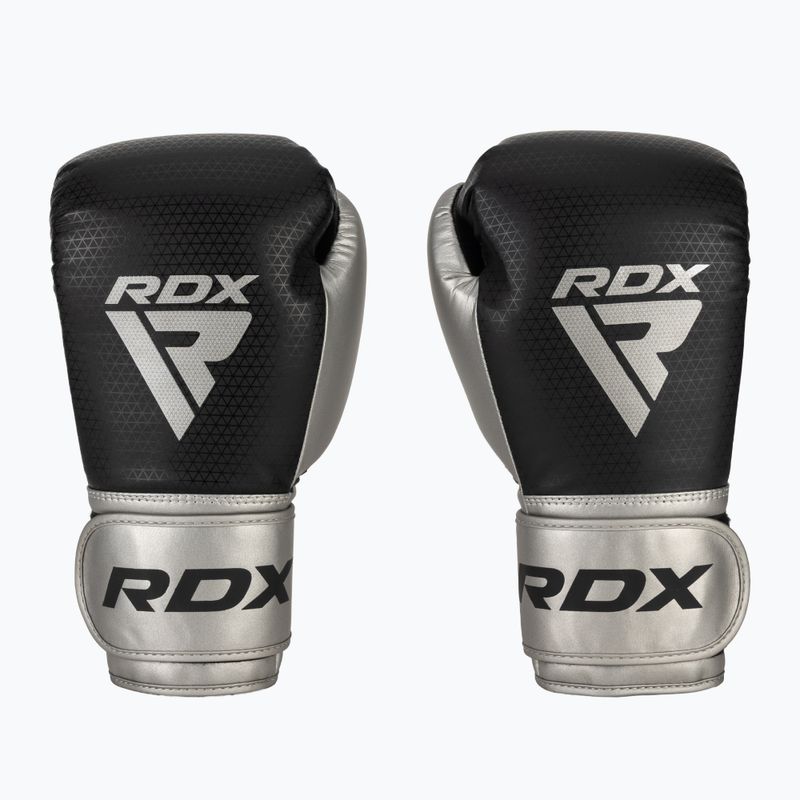 Boxhandschuhe RDX L2 Mark Pro SPaarring Boxing Hook & Loop silver 2