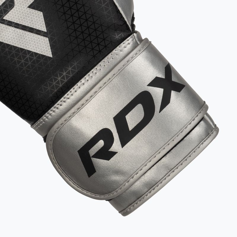 Boxhandschuhe RDX L2 Mark Pro SPaarring Boxing Hook & Loop silver 6