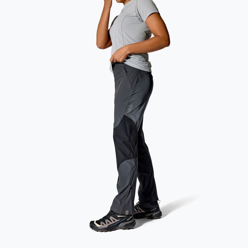 Damen-Softshellhose Rab Torque anthracite 3