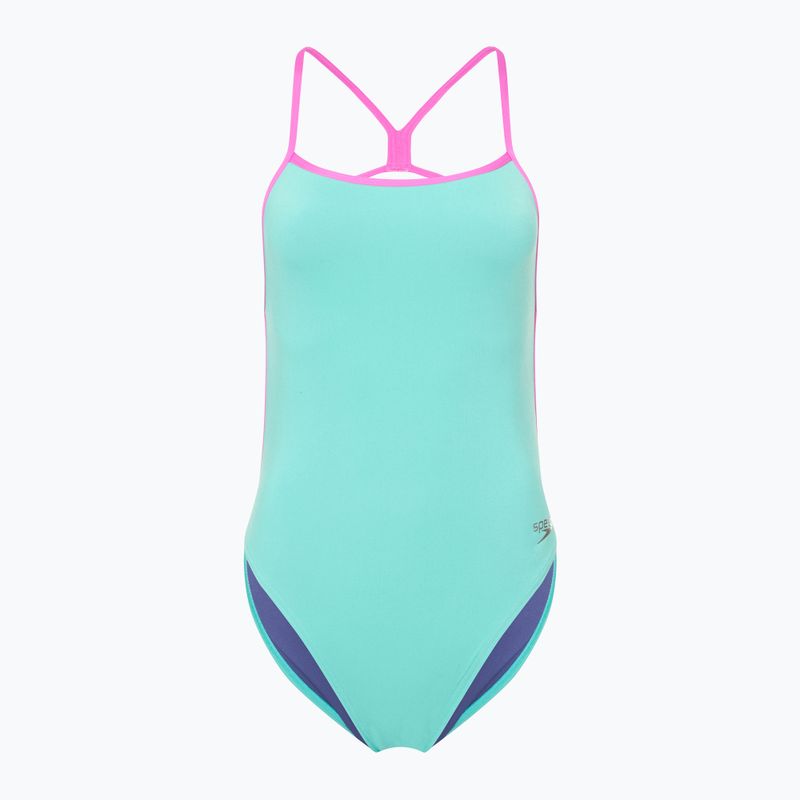 Einteiler Badeanzug Damen Speedo Solid Vback arctic glass