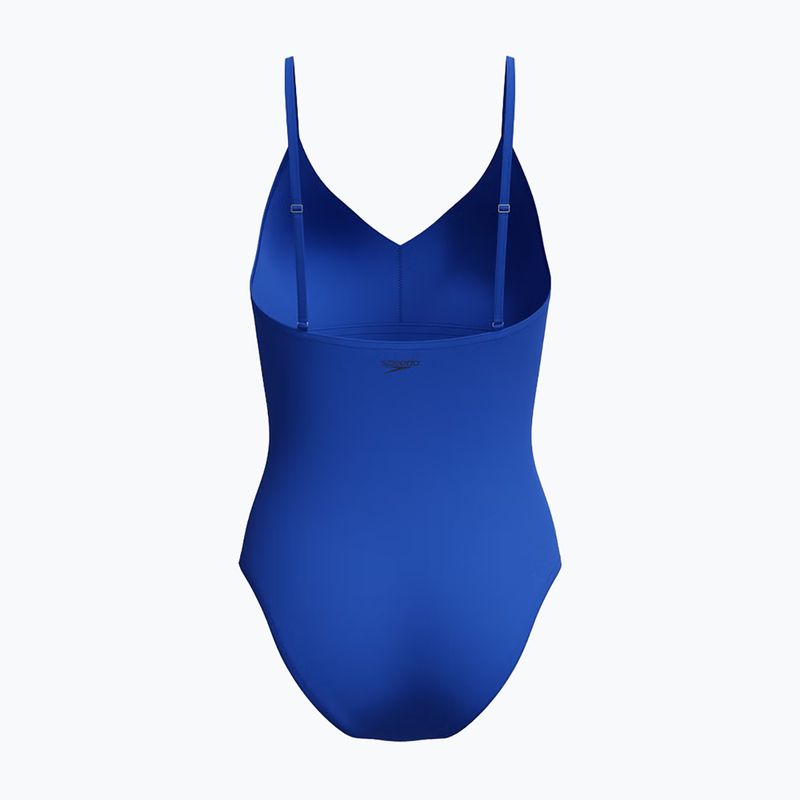 Damen-Badeanzug Speedo Solid V-Neck deep sapphire 2