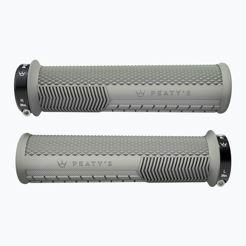 Peaty's Monarch Knurl Thin slate Lenkergriffe