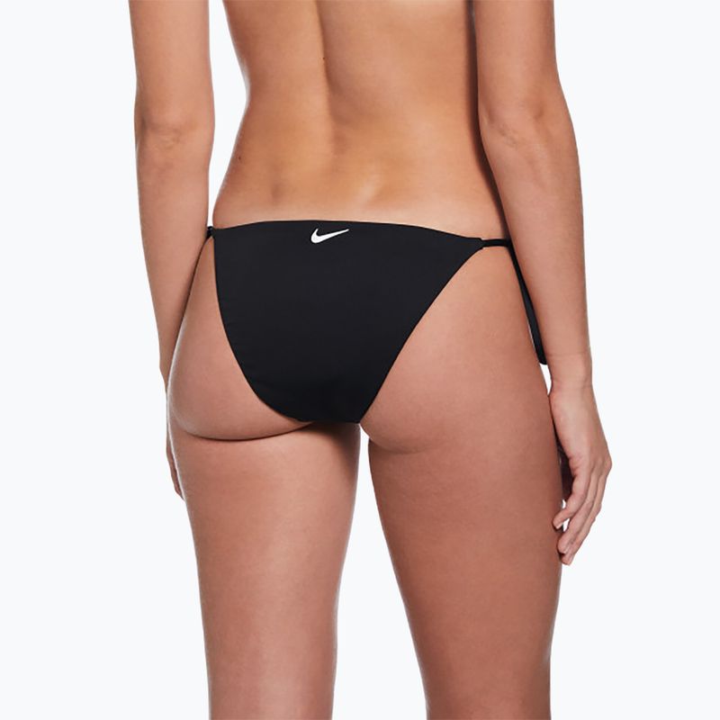 Nike Essential Tie String Bikini Badeanzug Bottom schwarz 6