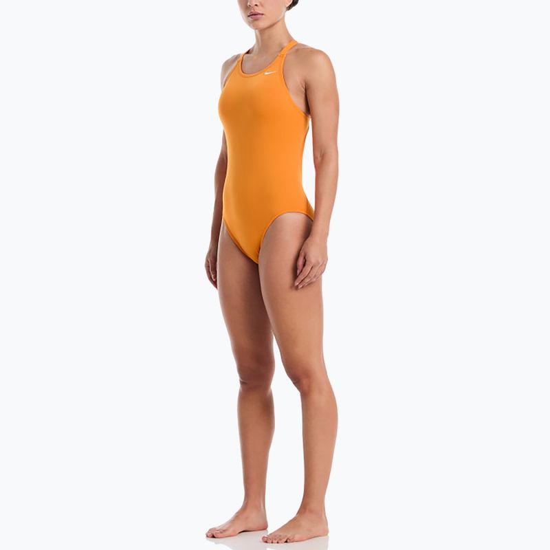 Badeanzug Damen Nike Hydrastrong Solid Fastback bright ceramic 2