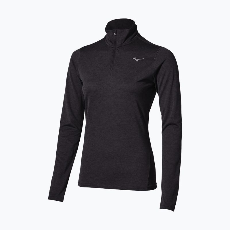 Laufpullover für Damen Mizuno Core Impulse Half Zip Long Sleeve Tee phantom
