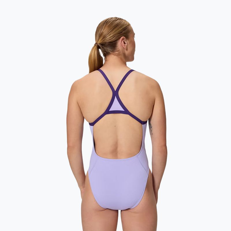 Damen-Badeanzug Speedo Solid Turnback bright lavender 2