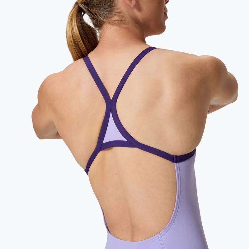 Damen-Badeanzug Speedo Solid Turnback bright lavender 4