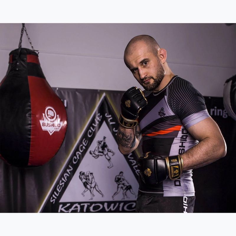 DBX BUSHIDO Grappling-Handschuhe schwarz E1V8 11