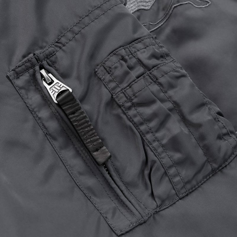 Herrenjacke Pitbull Hacket Washed Bomber graphite 10