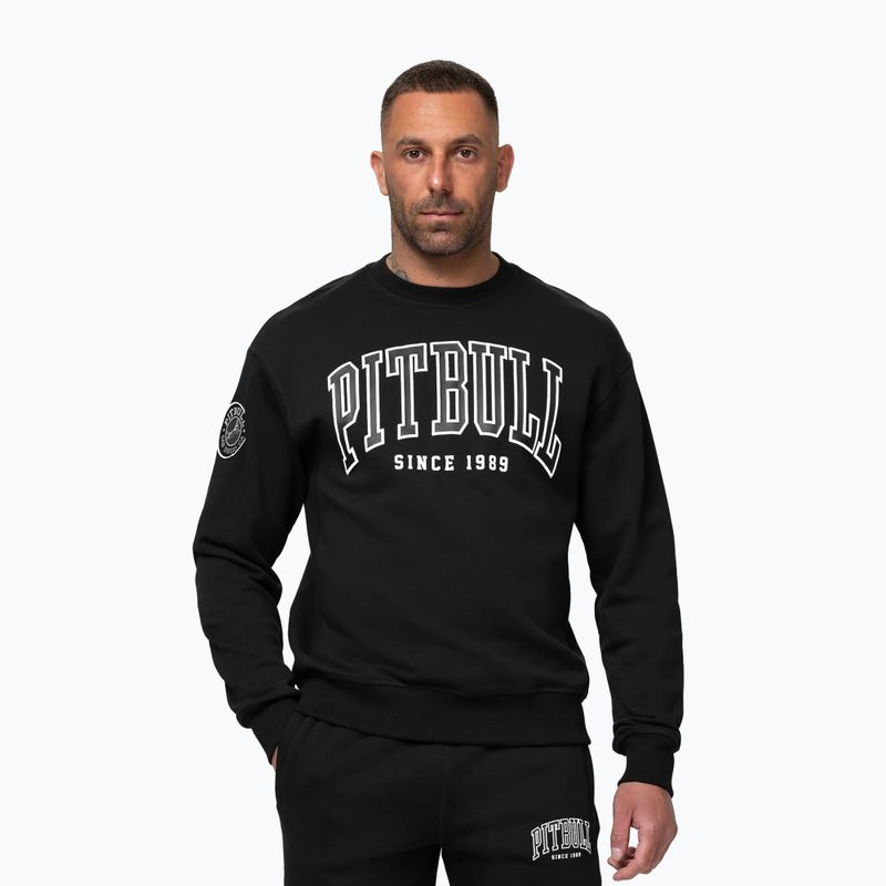 Herrenpullover Pitbull Badger Crewneck black