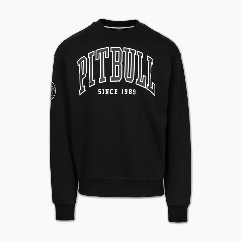 Herrenpullover Pitbull Badger Crewneck black 5