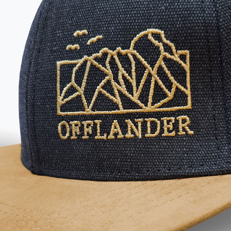 OFFLANDER Snapback Cap schwarz/sand 3