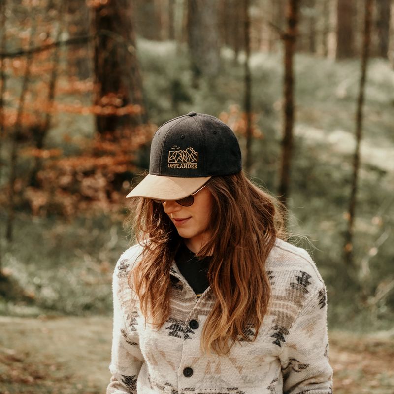 OFFLANDER Snapback Cap schwarz/sand 6