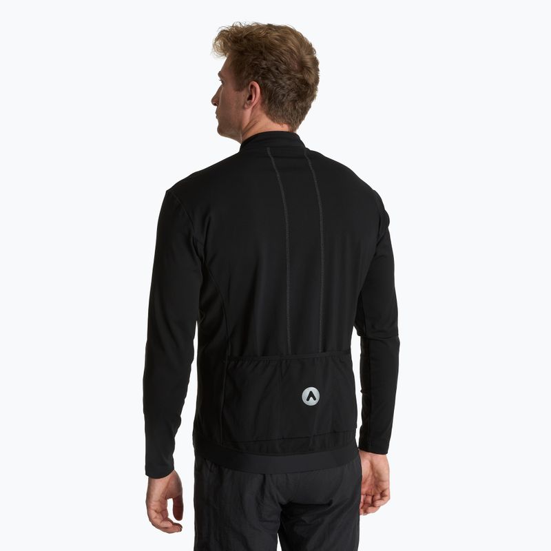 Gefütterter Herren-Fahrradpullover ATTABO FLEERO REF black 2