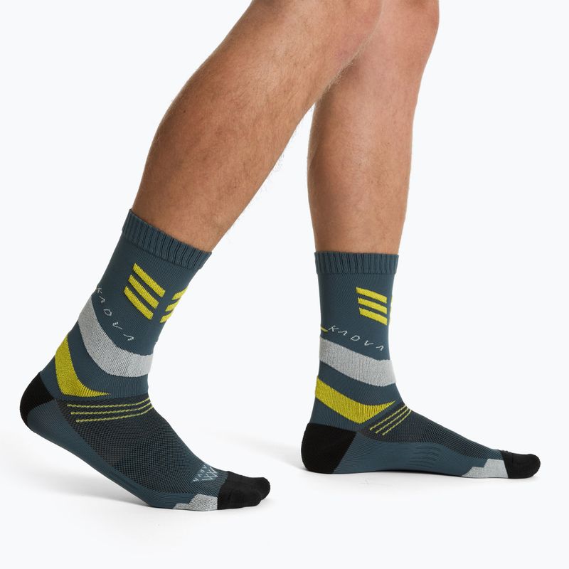 KADVA Stride Coolmax Socken 2 Paar grau