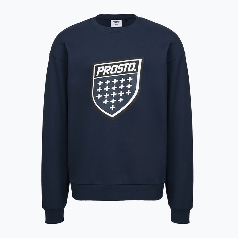 Herrenpullover PROSTO Big Shield Crewneck navy