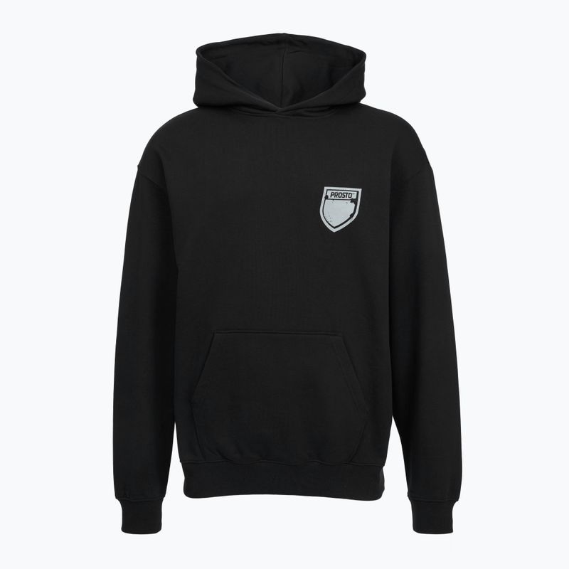 Herrenpullover PROSTO Hoodie Splash Shield black