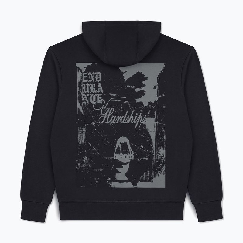 Herrenpullover MANTO Resolve Hoody schwarz 2