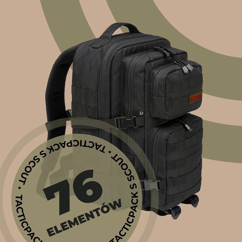 Notfallrucksack TACTICPACK Scout 40 l black