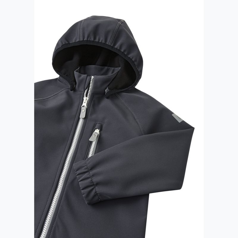 Kinder-Softshelljacke Reima Vantti soft black 3