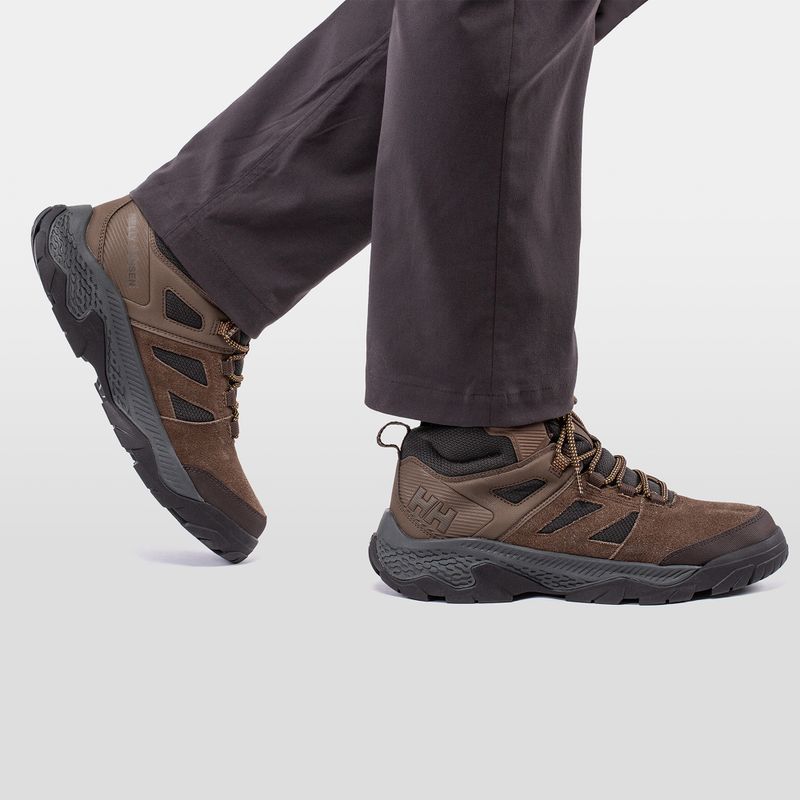 Helly Hansen Switchback Low 3 HellyTech Herren-Trekking-Schuhe Bushwacker/Kaffeebohne 8