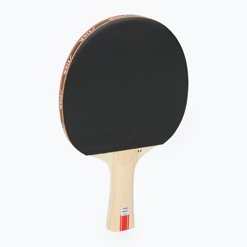 Tischtennisschläger STIGA React 2-Star black/red 7
