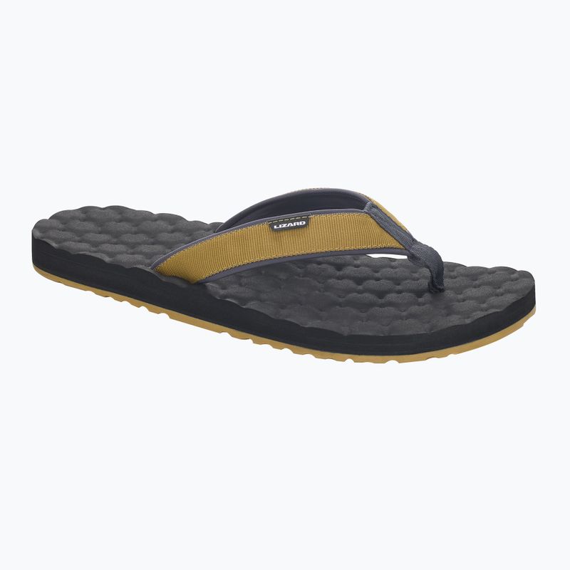 Lizard Way Herren-Flip-Flops einfarbig dunkelgrau 8