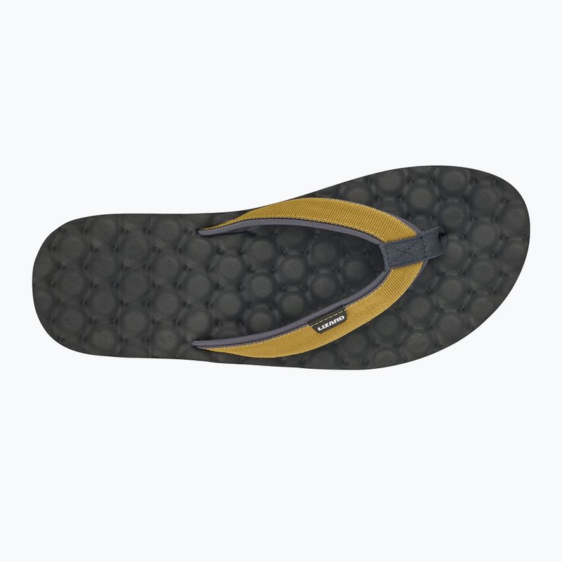 Lizard Way Herren-Flip-Flops einfarbig dunkelgrau 12
