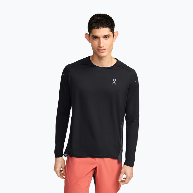 Men's On Performance Long-T schwarz/eclipse running longsleeve