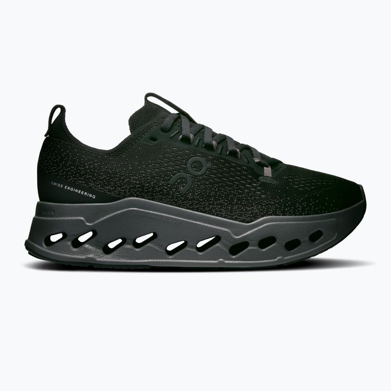 Damen On Cloudsurfer Max schwarz/eclipse Laufschuhe 8