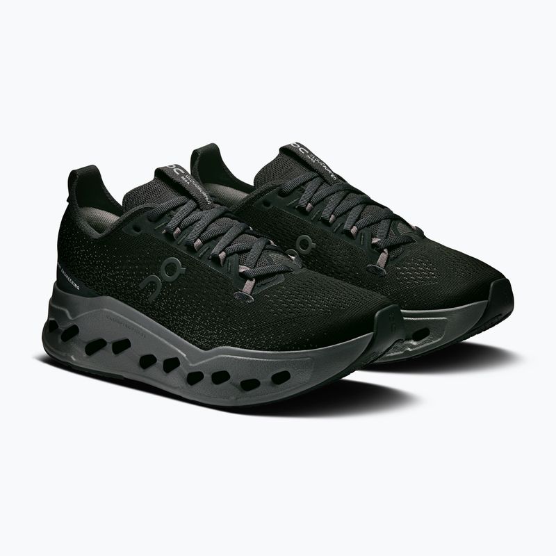 Damen On Cloudsurfer Max schwarz/eclipse Laufschuhe 10