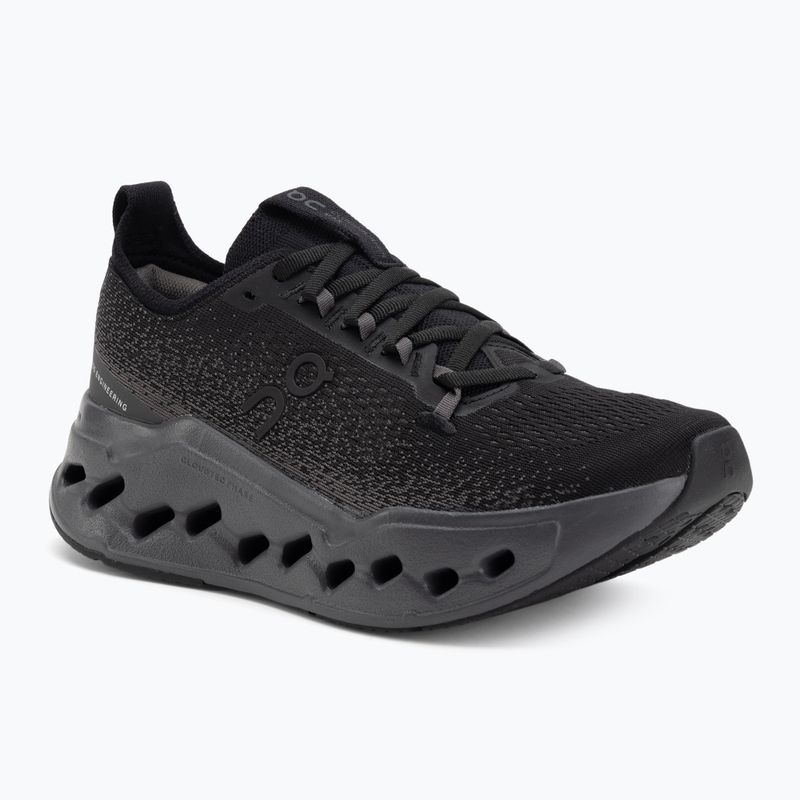 Damen On Cloudsurfer Max schwarz/eclipse Laufschuhe