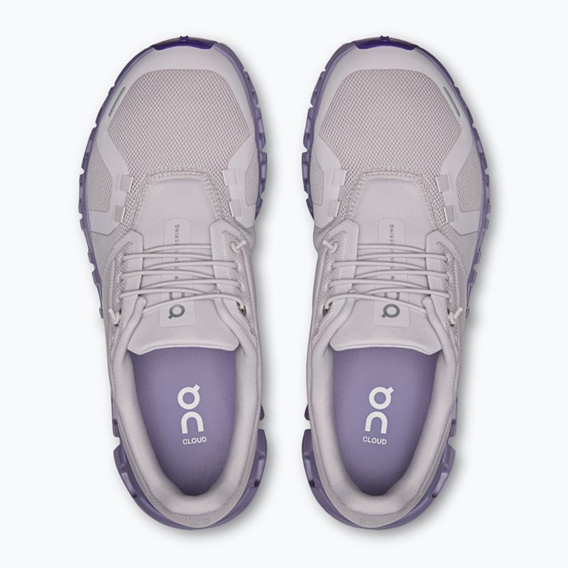 Damen-Schuhe On Cloud 6 ether/tyrian 10