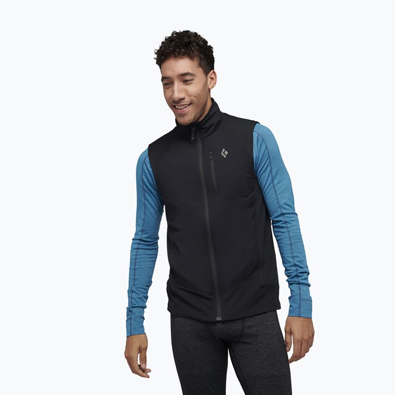 Herrenweste Black Diamond Coefficient Light Hybrid black